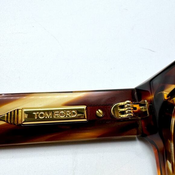 Tom Ford Sunglasses Icon FT1235 55F Havana Oversized Square Brown Gradient Lens